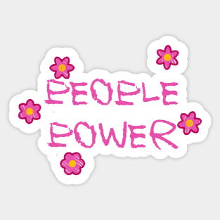 People Power - Activist Protest Sticker